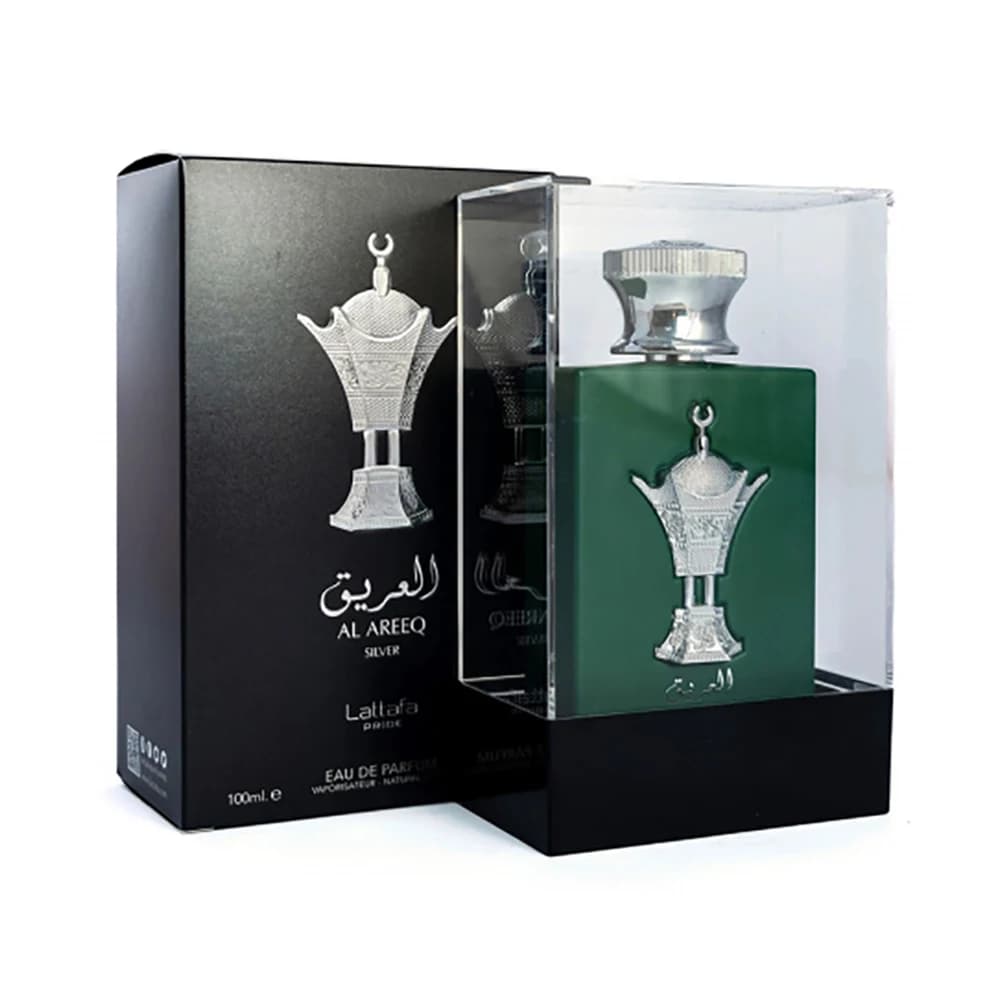 عطر ادکلن العریق سیلور مردانه نقره ای لطافه پراید — تصویر ۴