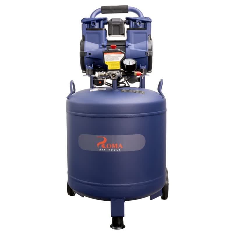 کمپرسور باد 50 لیتر ایستاده فوق صنعتی روما 2-1480F50-V — تصویر ۳