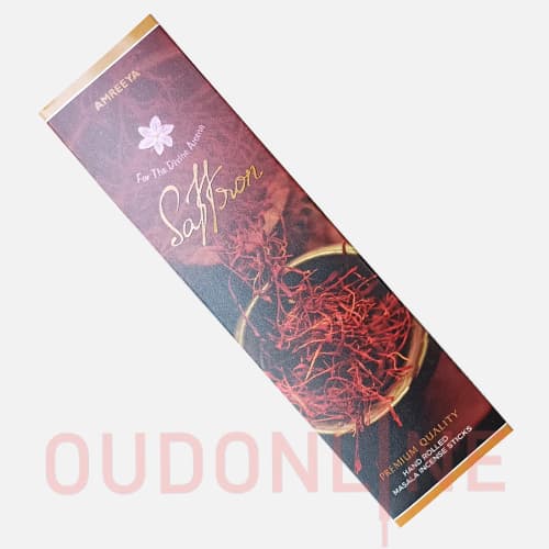 عود خوشبو کننده شاخه ای آمریا Amreeya مدل زعفران Saffron