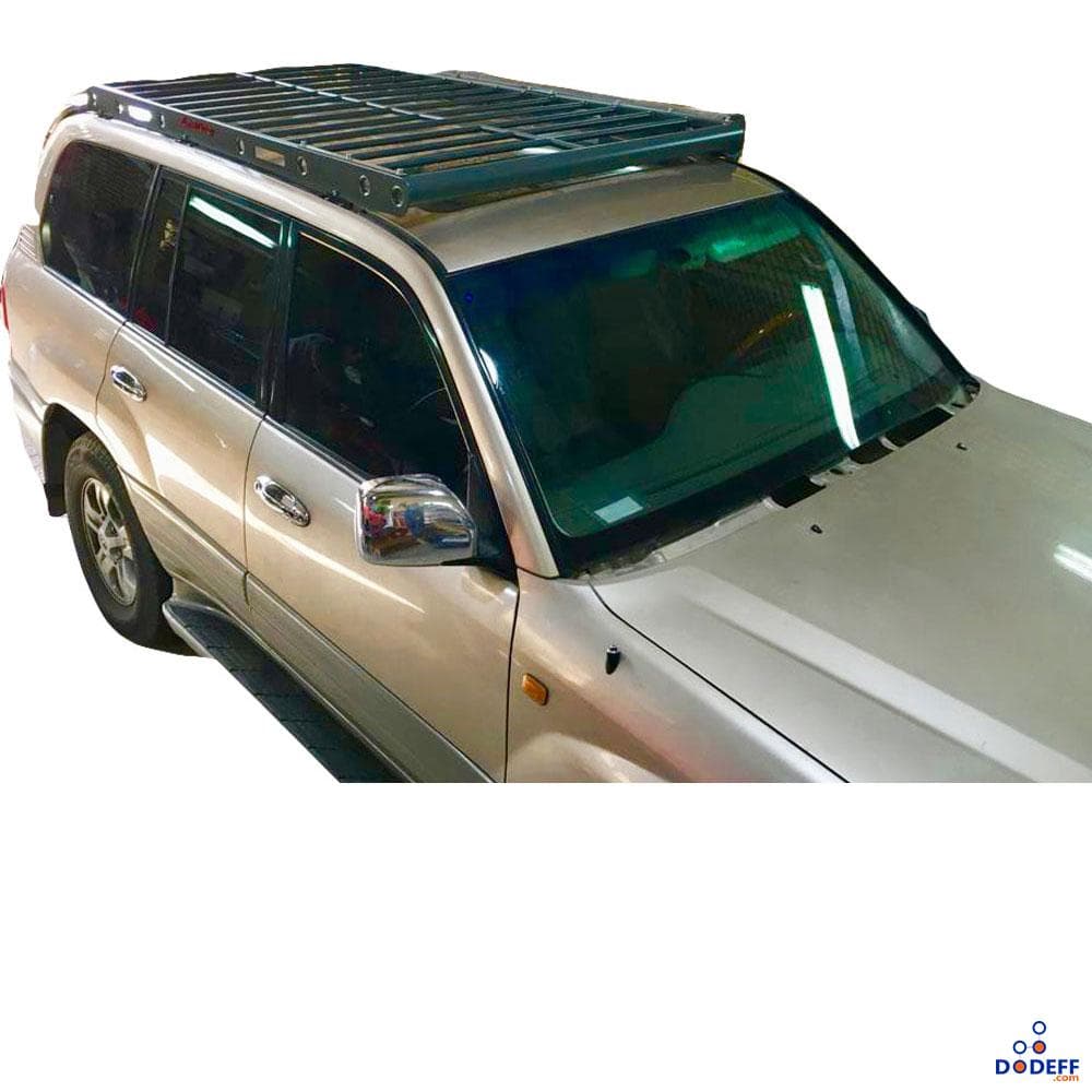 باربند( تخت، سبدی) تویوتا لندکروز 100 (با و بدون سانروف) کمل آفرود Roof basket and flat With or without sunroof Cameloffroad Toyota Land Cruiser100