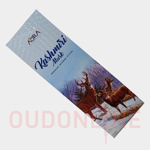 عود خوشبو کننده شاخه ای Aura آورا مدل مشک کشمیری musk kashmiri — تصویر ۲