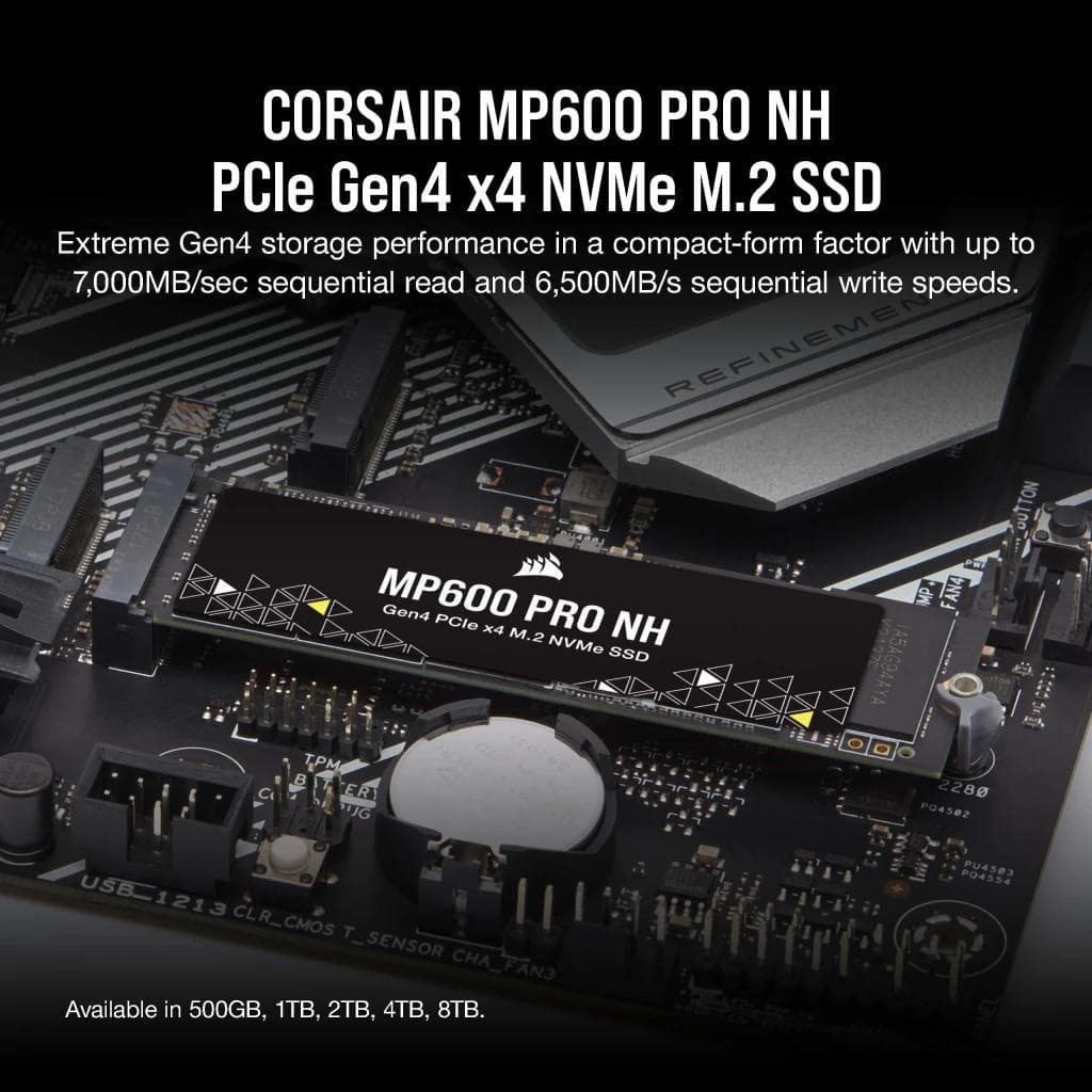 اس اس دی اینترنال کورسیر مدل SSD CORSAIR MP600 PRO NH Gen4 500GB ظرفیت 500 گیگابایت — تصویر ۷