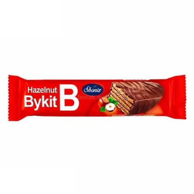 ویفر با کرم فندقی و روکش کاکائو بایکیت