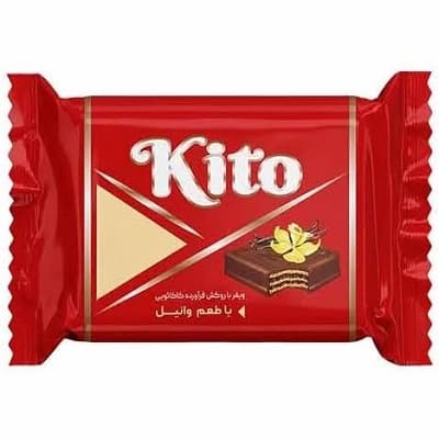 ویفر با روکش کاکائویی با طعم وانیل کیتو