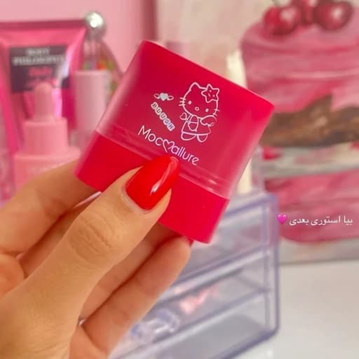 رژگونه استیکی رژ گونه کیتی کیوت پینترستی پیگمنت عالی و رنگبندی جذاب قابل استفاده برای لب چشم — تصویر ۵