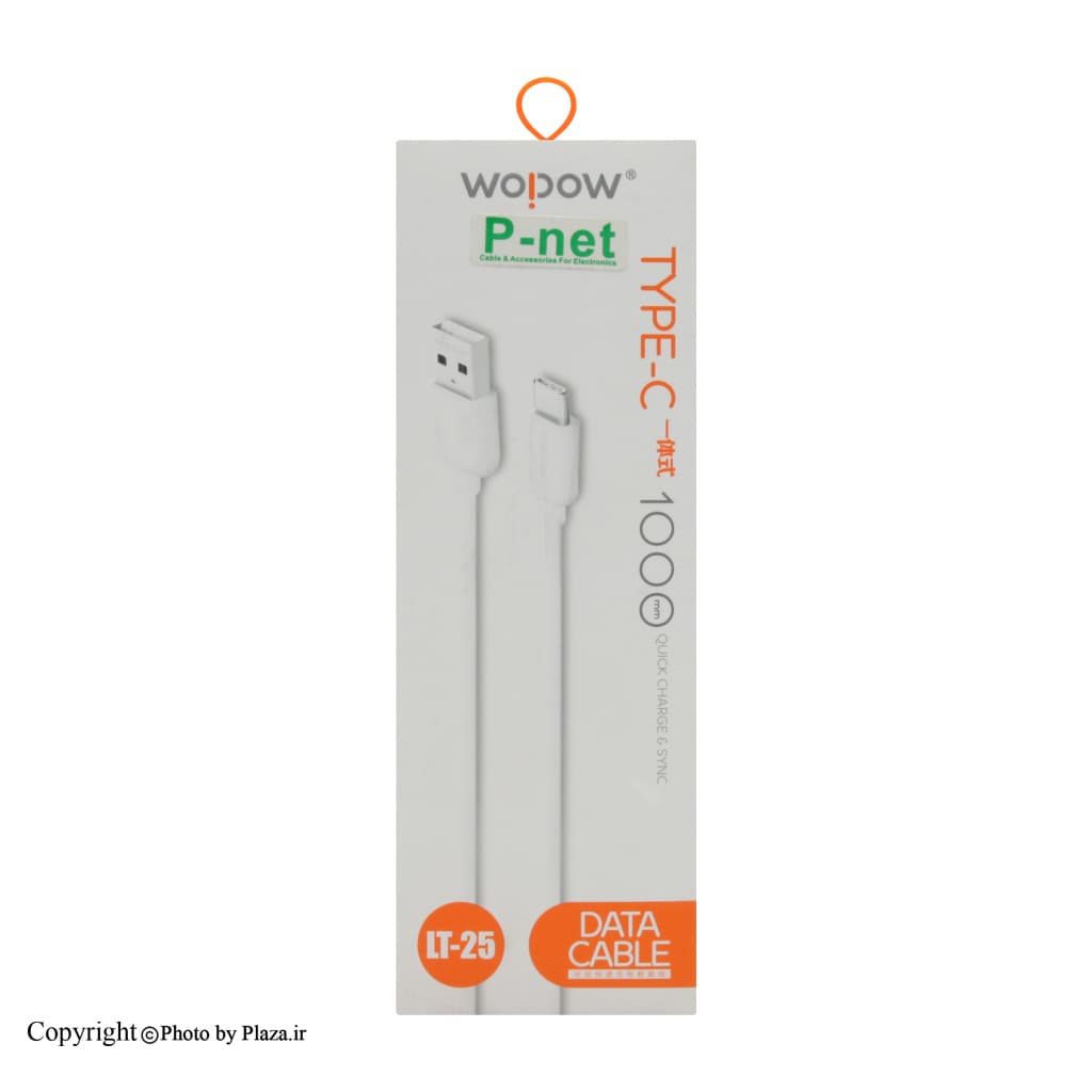 کابل شارژ lt-25 type-c fast wopow — تصویر ۲