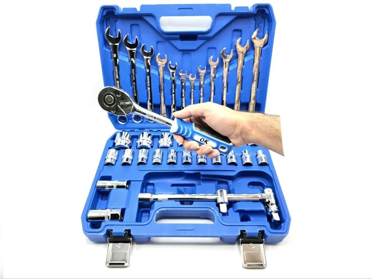 جعبه بکس و آچار 37 عددی اوکی OK-37PCS — تصویر ۶
