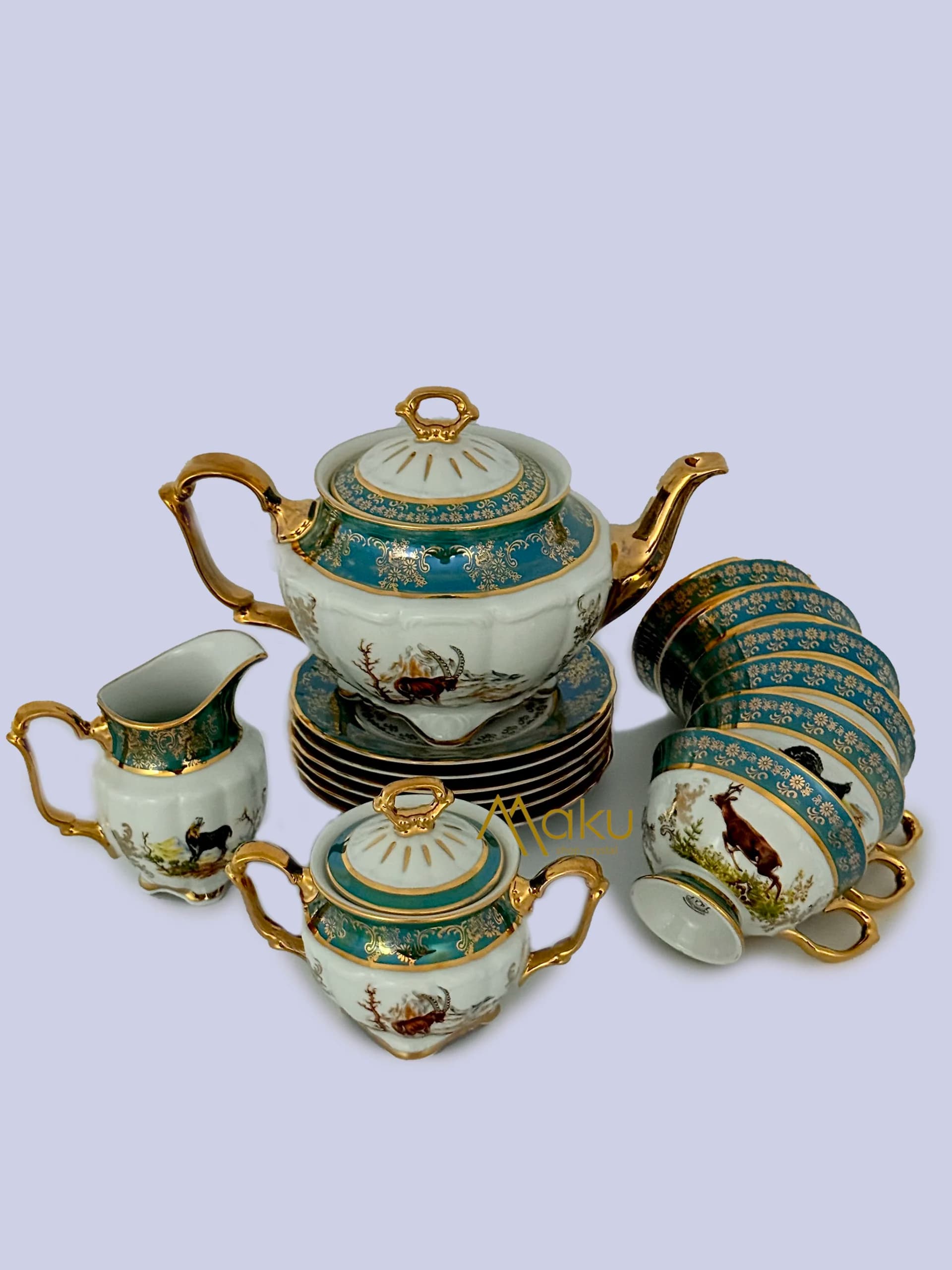 ست صبحانه خوری سبز جنگل