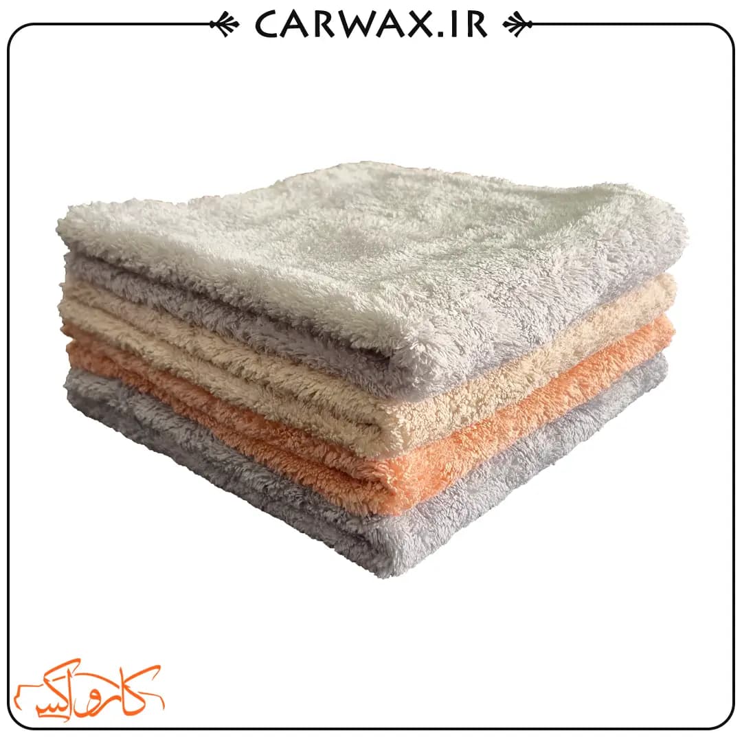 دستمال میکروفایبر 40*40 دیتیلینگ خودرو 550gsm هاتسون Hotson Multi Suffering Towel