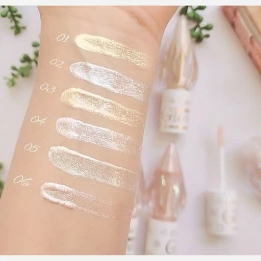 هایلایتر سایه چشم ساحلی پینترستی رنگی شاین اکلیلی گلیتری رنگبندی شاد مناسب سایه چشم مو صورت و بدن رنگ خاص جذاب — تصویر ۷