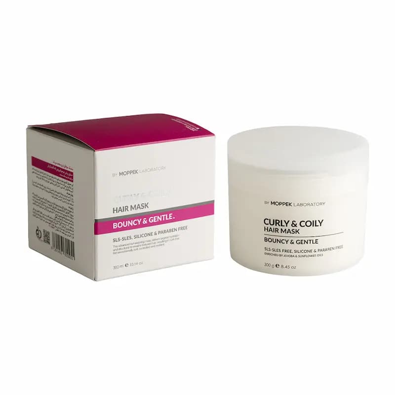 ماسک مو موپک مدل Curly & Coily مناسب موهای فر و مجعد 300ml