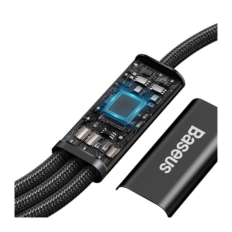 کابل سه در یک سوپر فست شارژ تایپ سی برند بیسوس مدل Rapid 3 in 1 — تصویر ۵