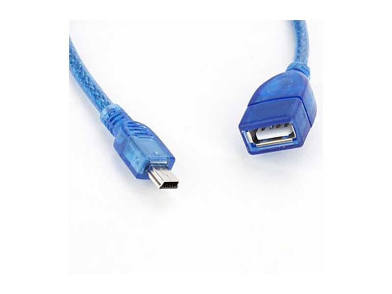کابل تبدیل USB به miniUSB الون ELEVEN به طول 30 سانتی متر (شیلد دار)