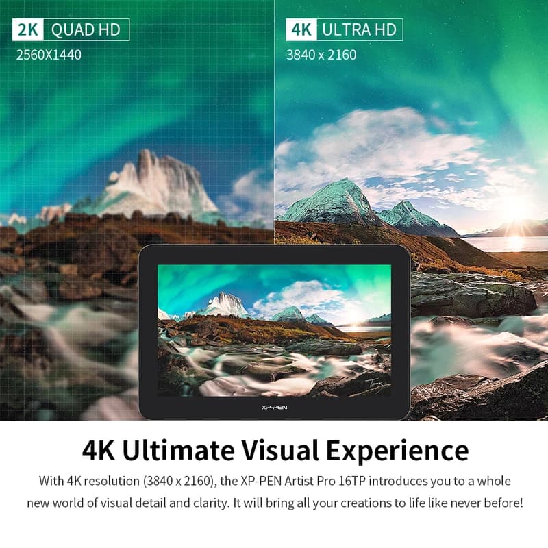 قلم نوری و تبلت گرافیکی ایکس پی پن XP-PEN Artist Pro 16 TP (گارانتی اصلی) — تصویر ۳