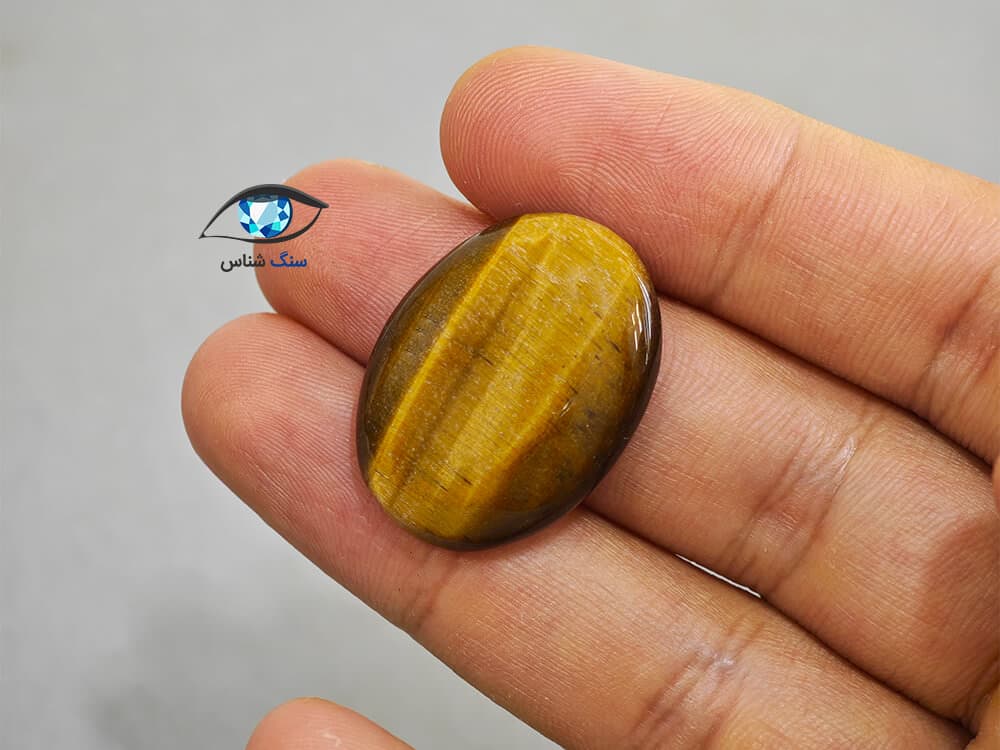 سنگ چشم ببر بیضی 6.7 گرم — تصویر ۳