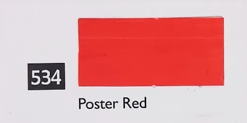 گواش وستا کد 534 Red حجم 30 میل — تصویر ۳