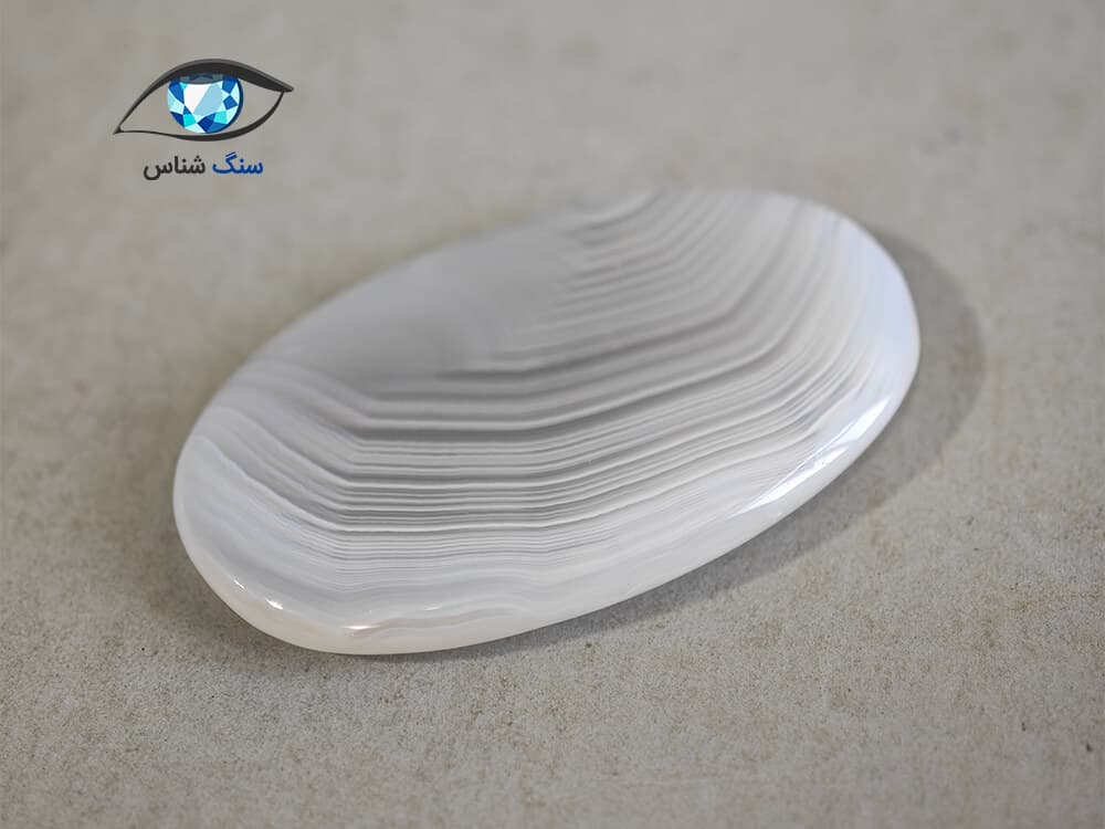 عقیق سلیمانی بیضی 4.2 گرم — تصویر ۴