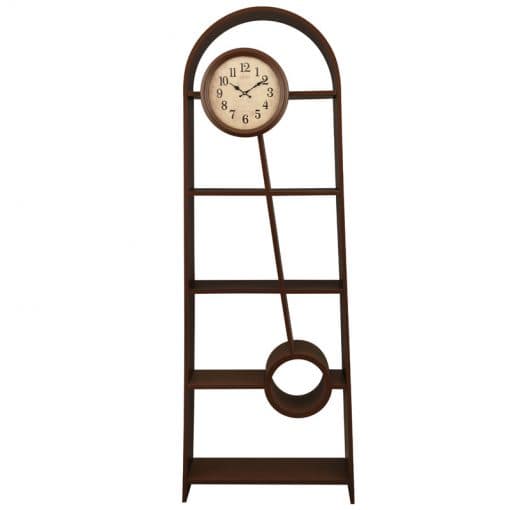 ویترین ساعت گرندفادر لوتوس مدل GB-999 رنگ WHITE و BROWN