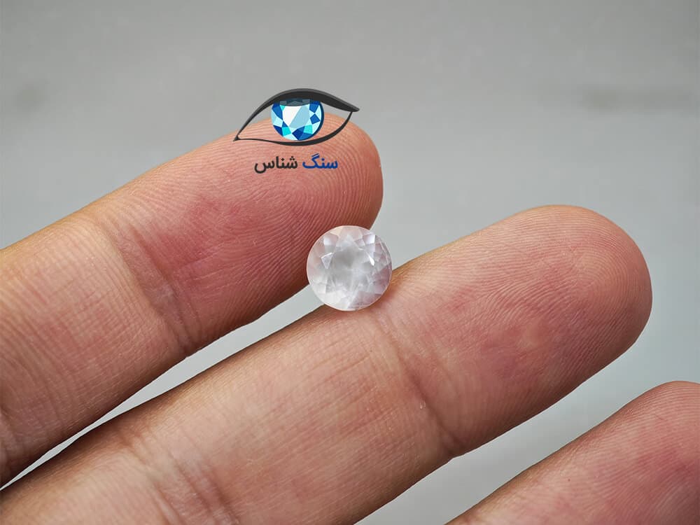کوارتز صورتی گرد 2 گرم — تصویر ۲