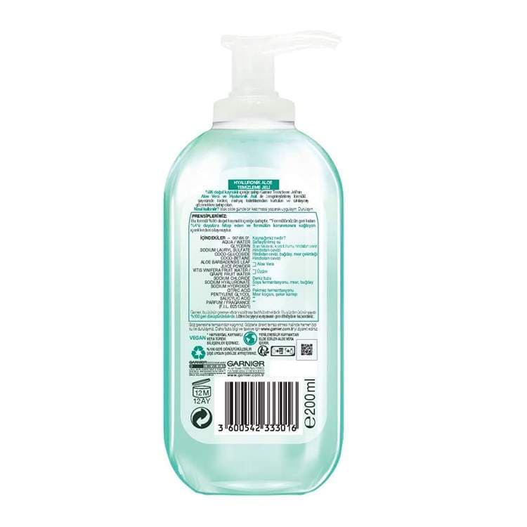 ژل شستشو صورت گارنیر مدل Skin Naturals حجم 200 میلی لیتر — تصویر ۴