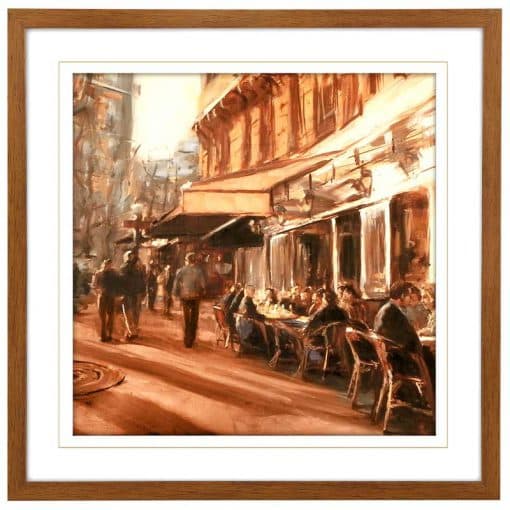 تابلو مدرن مدل OUTDOOR FRENCH CAFE-WH/BR-C کد GW-99111-4P