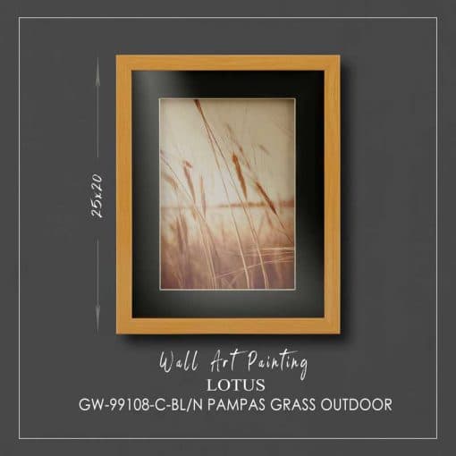 تابلو مدرن PAMPAS GRASS OUTDOOR کد GW-99108-BL N-C — تصویر ۳