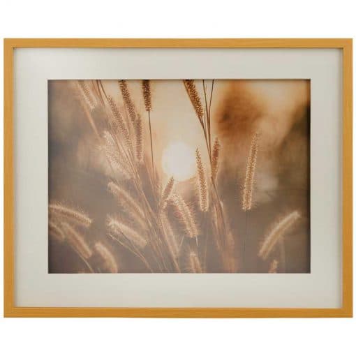 تابلو مدرن غروب (GRASS IN SUNSET) کد GW-99108 WH N-D — تصویر ۲