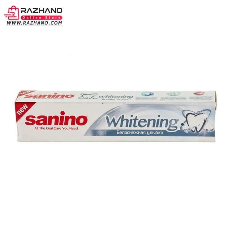 خمیر دندان سانینو مدل Whitening