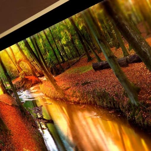 تابلو نقاشی پاییز و رودخانه FALL AND RIVER کد FWB-119X54-C — تصویر ۴