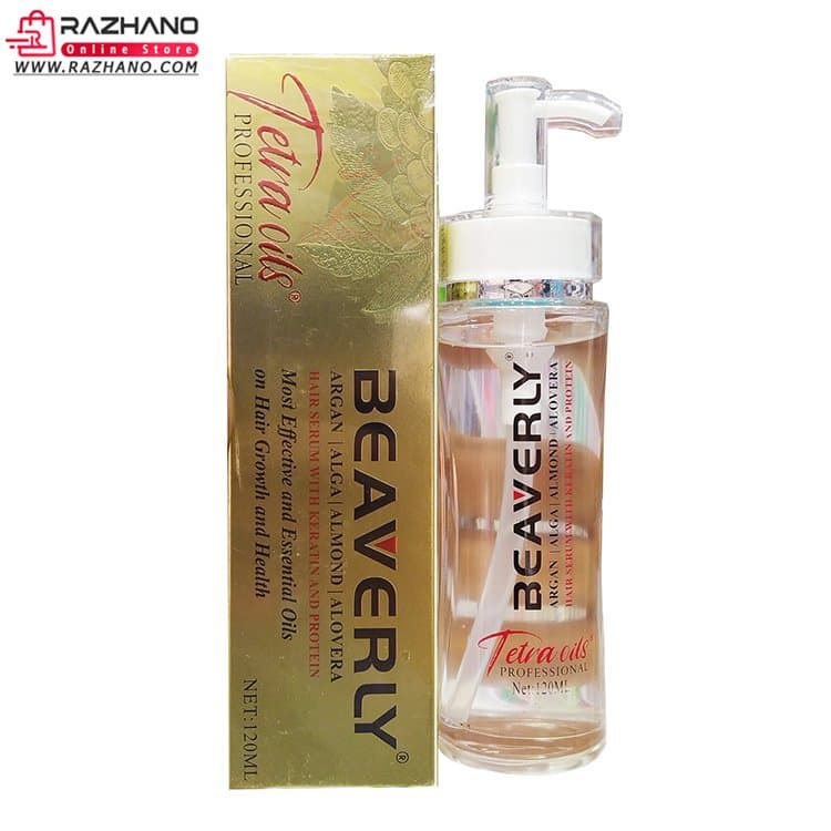 سرم مو بیورلی مدل Tetra Oils حجم 120 میلی لیتر