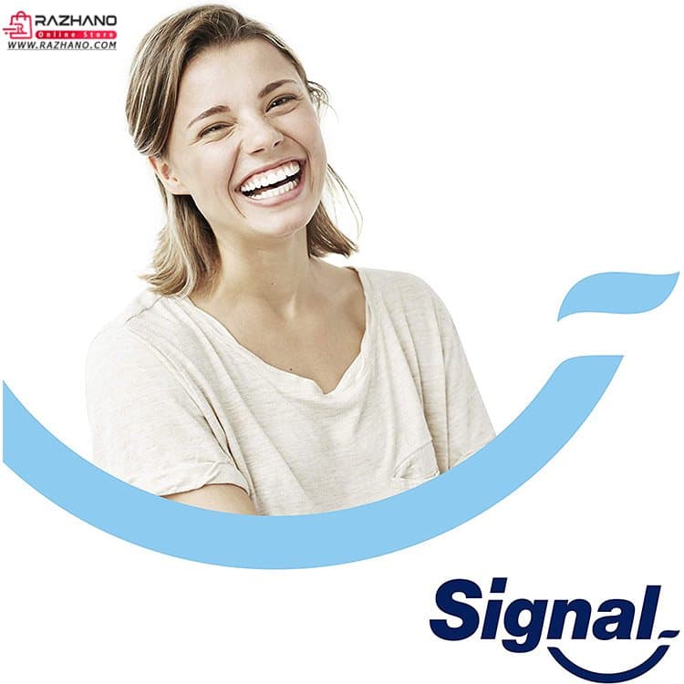خمیردندان پمپی Signal مدل protection caries حجم 100 میل — تصویر ۳