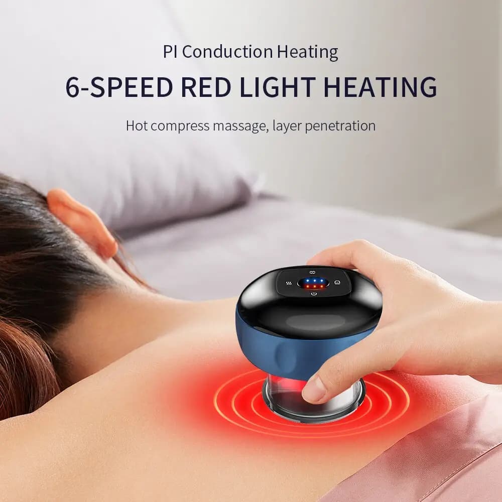 دستگاه بادکش شارژی او ای ام مدل Intelligent Breathing Cupping Massage Instrument DS-A23 — تصویر ۵