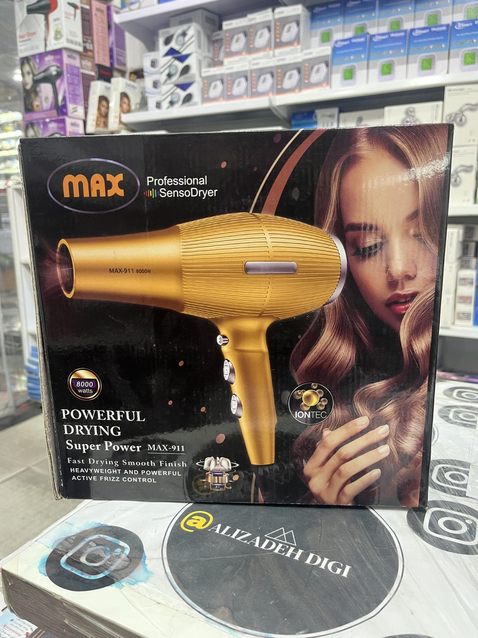 سشوار مکس گلد حرفه ای مدل max-911