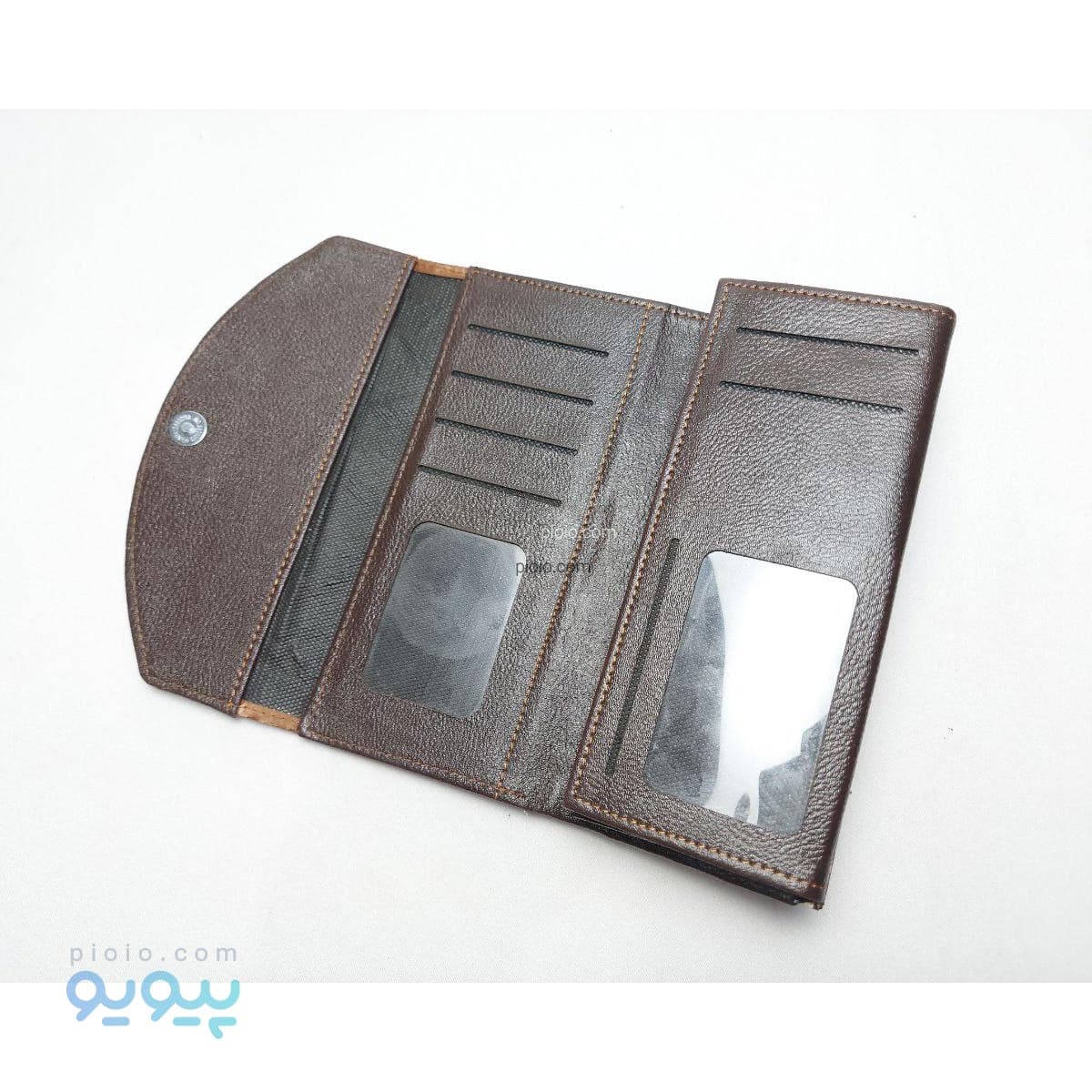 کیف پول لبه گرد پتینه کد 74075 — تصویر ۳