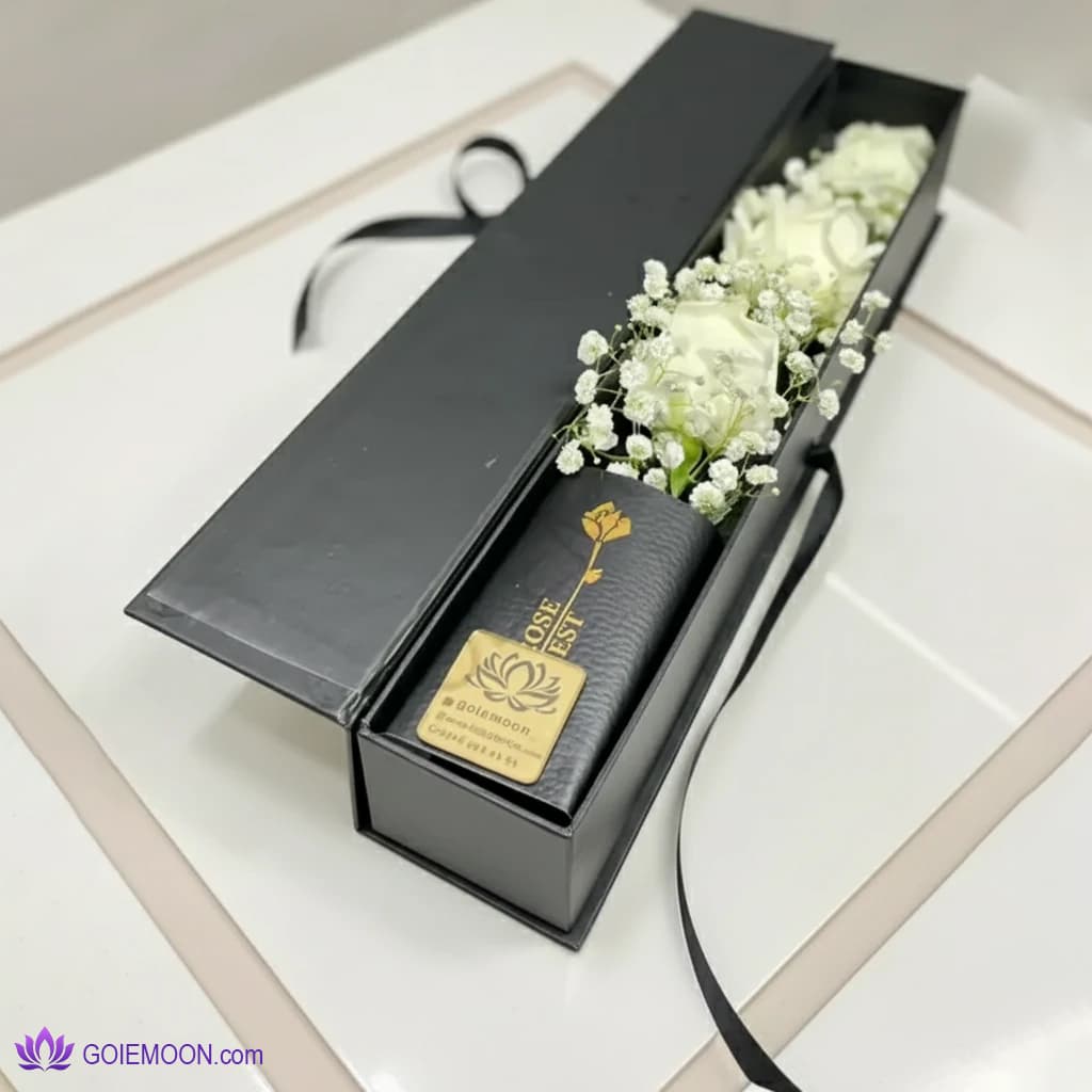 باکس گل ترحیم ۳ شاخه