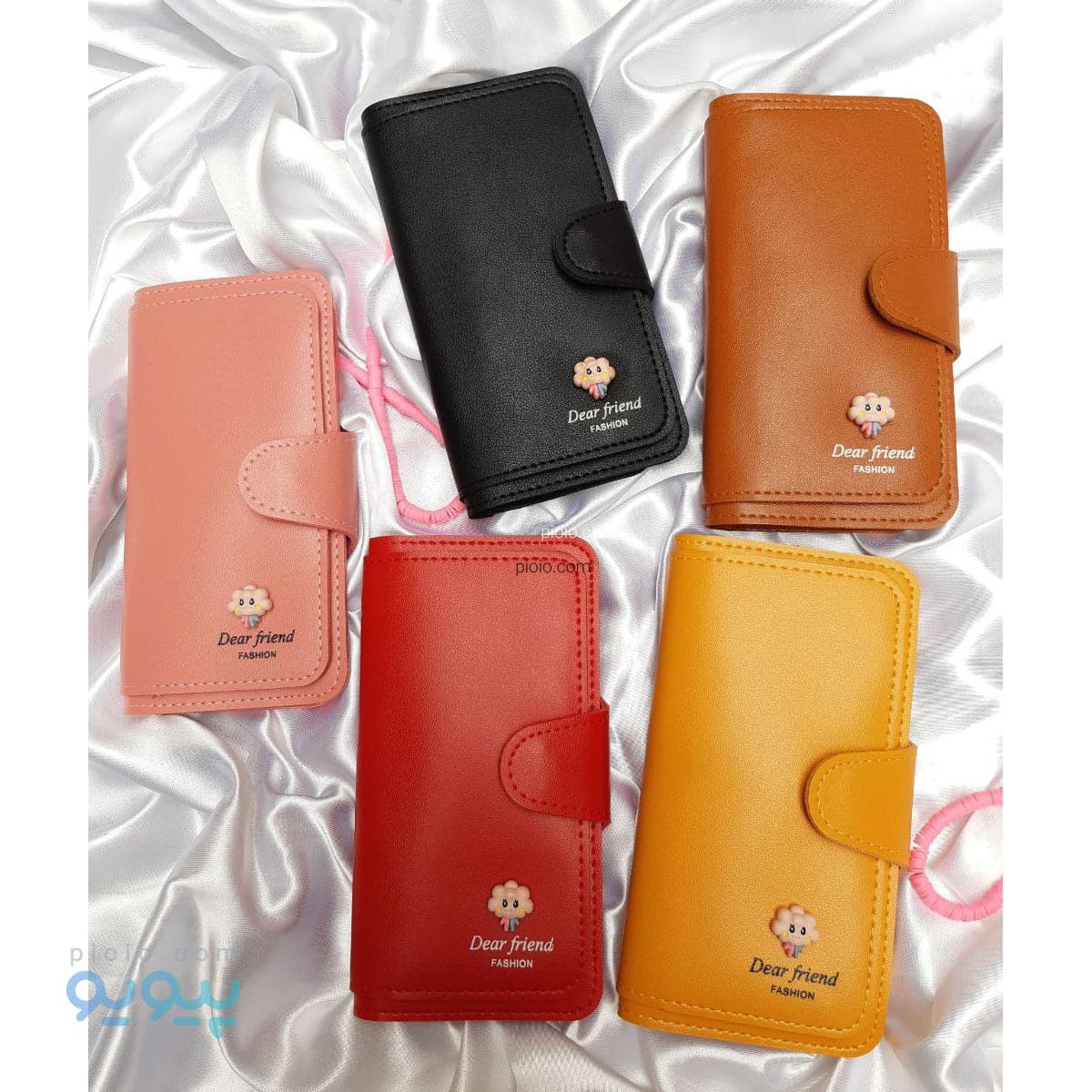 کیف پول دخترانه طرح Dear Friend کد 74070 تک و عمده — تصویر ۲