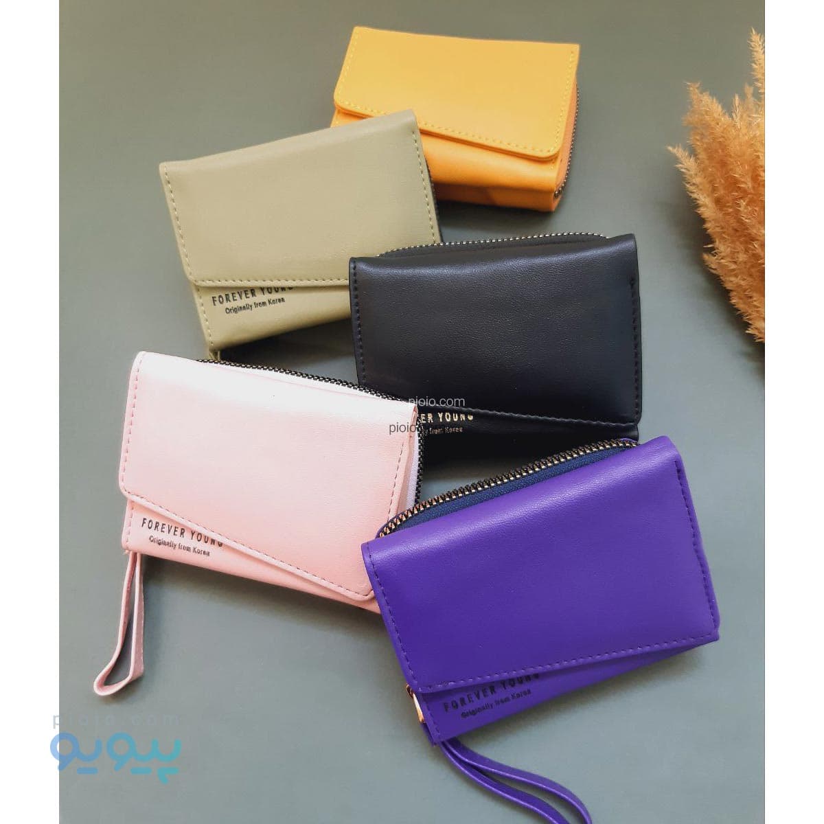 کیف پول دخترانه لب کج فوراور کد 75073 تک و عمده
