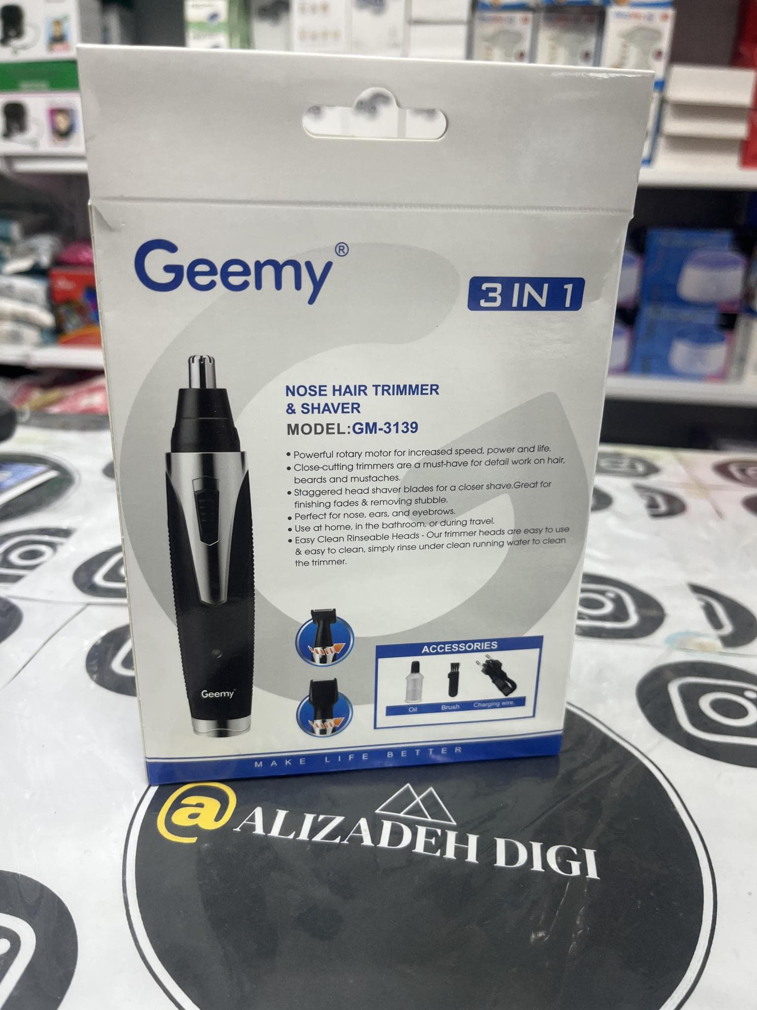 موزن گوش و بینی و خط زن جیمی مدل Gm 3139 — تصویر ۳