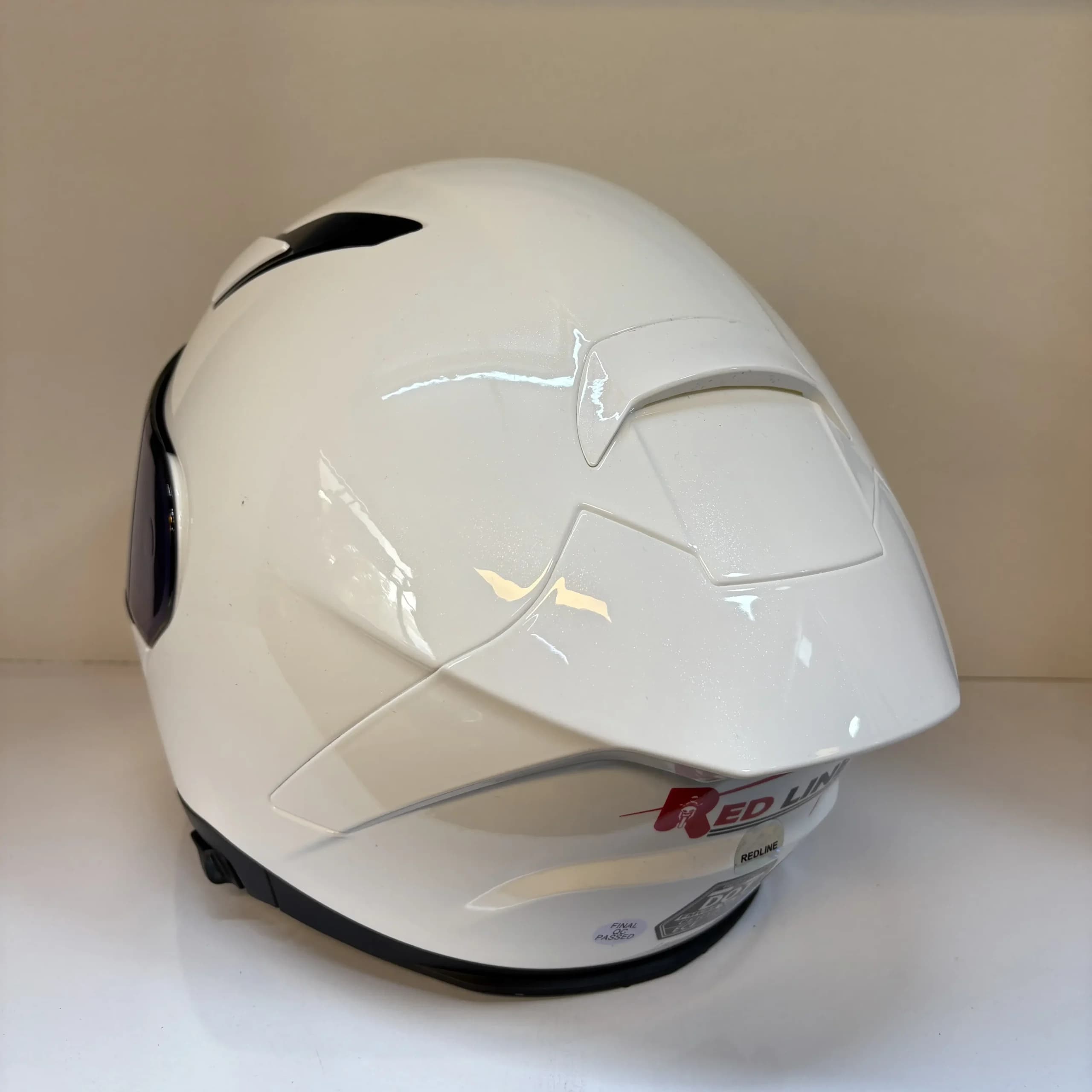 کلاه کاسکت فک متحرک Redline مدل 960 – سفید — تصویر ۴
