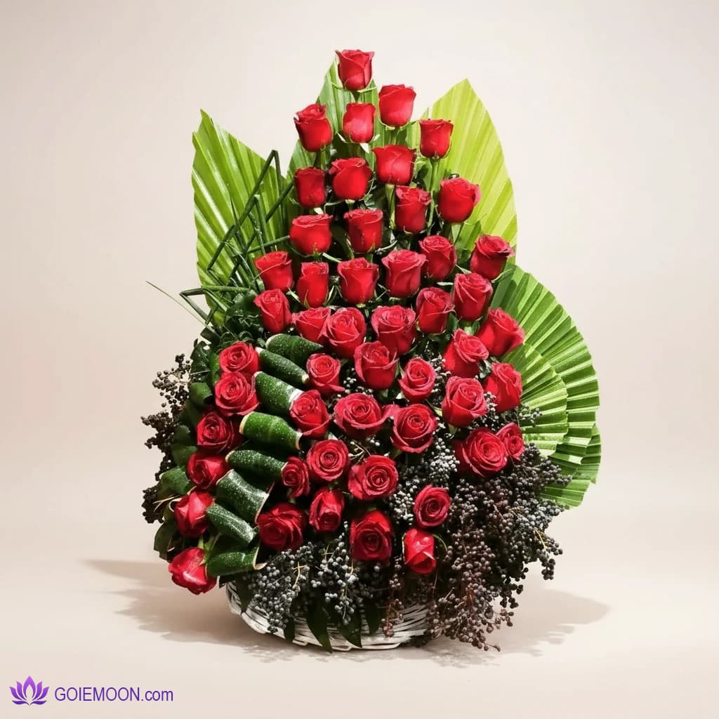 سبد گل یامین