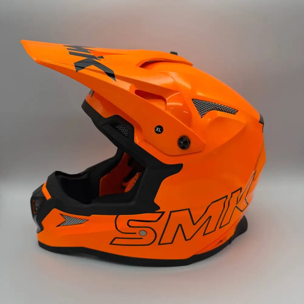 کلاه کراسی SMK مدل Allterra-S01 نارنجی — تصویر ۴