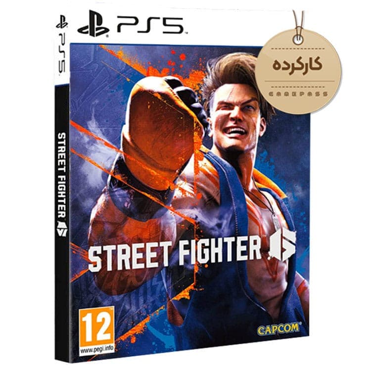 دیسک بازی Street Fighter 6 Lenticular Edition کارکرده – مخصوص PS5