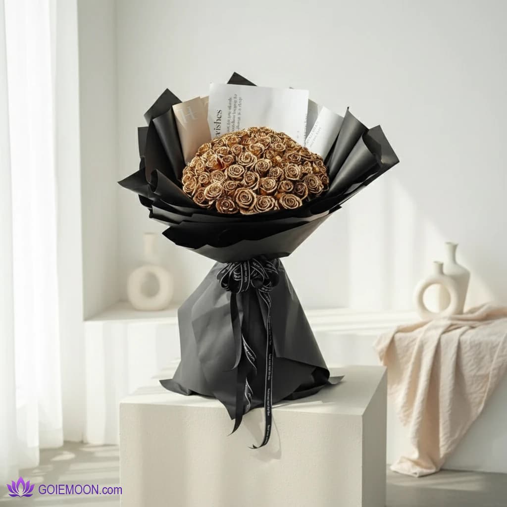 دسته گل پئونی