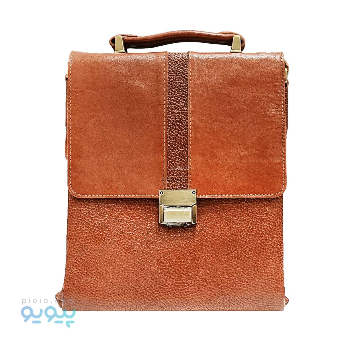 کیف دوشی و دستی چرم طبیعی رمز دار