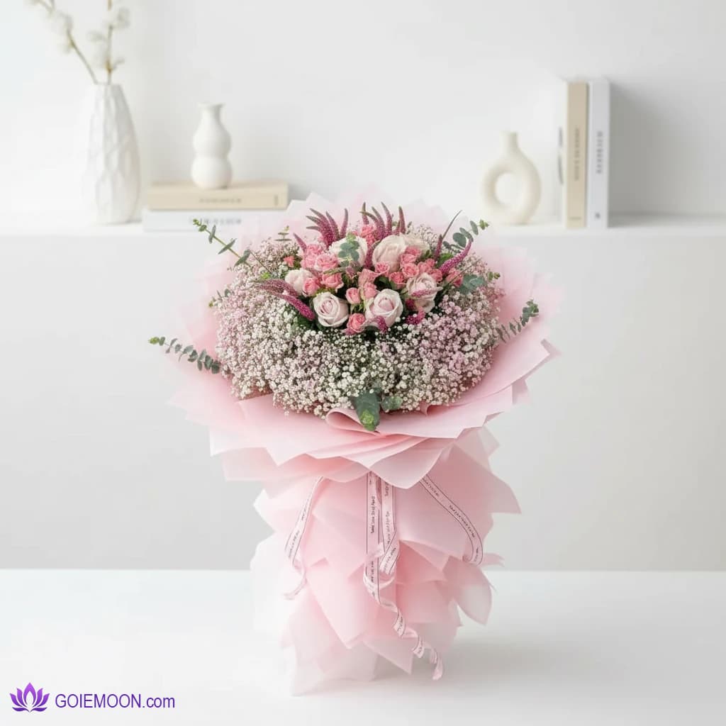دسته گل پامینا