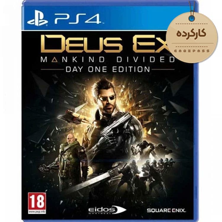 دیسک بازی Deus Ex: Mankind Divided Day One Edition کارکرده – مخصوص PS4