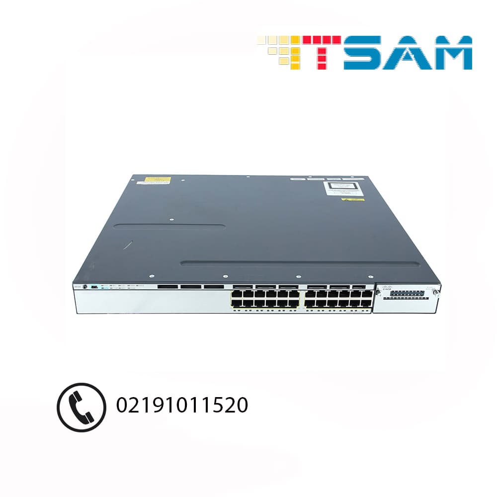 سوئیچ سیسکو مدل WS-C3750X-24T-S ریفر