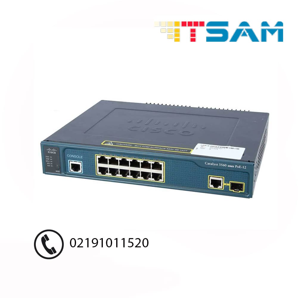 سوئیچ سیسکو مدل WS-C3560-12PC-S
