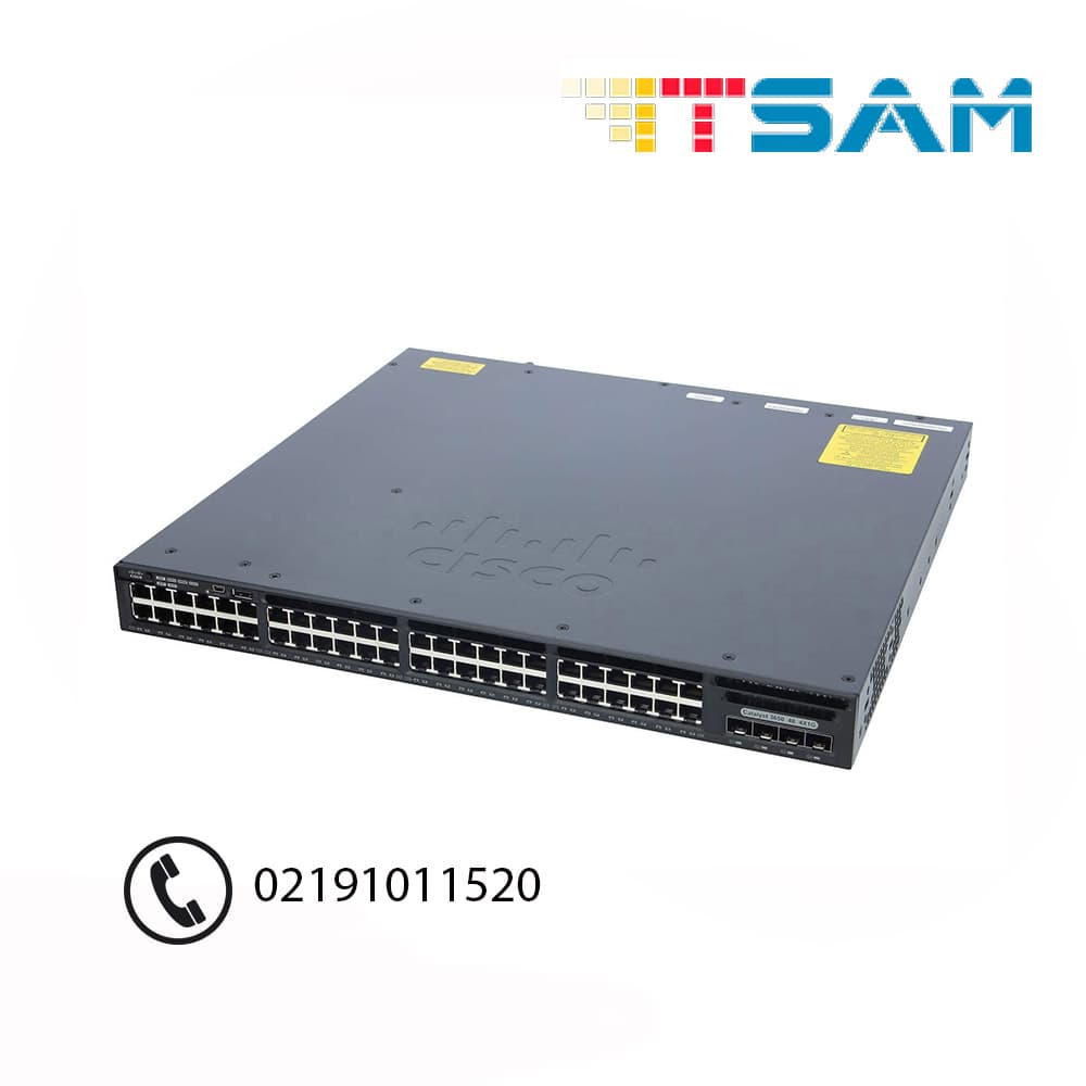 سوئیچ سیسکو مدل WS-C3650-48TS-S — تصویر ۲