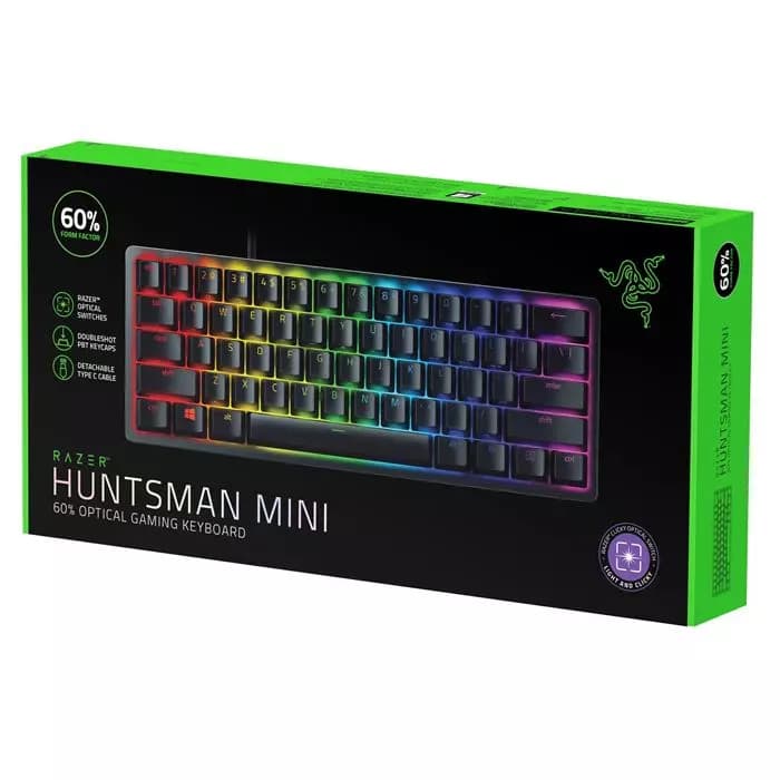 کیبورد گیمینگ ریزر مدل Huntsman Mini Black Purple SW — تصویر ۳